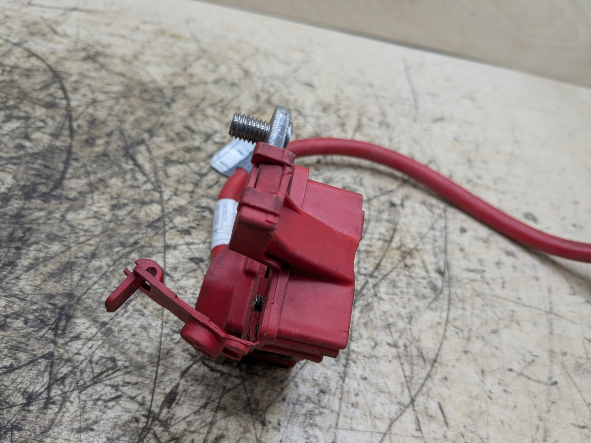 OEM BMW E84 E82 E88 E90 E92 335 M3 Battery Plus Pole Terminal Positive Red Cable