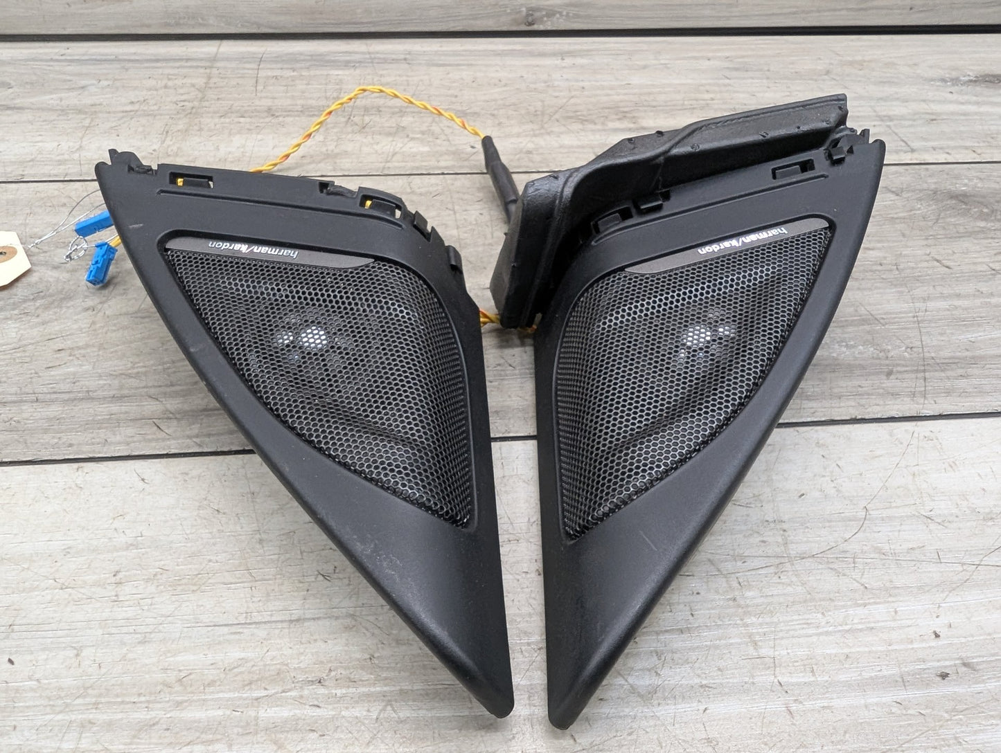 2014 - 2019 BMW 340 F34 Front Left Right Door Triangle Corner Speaker Assemblys SET 9226357 B58B30M0