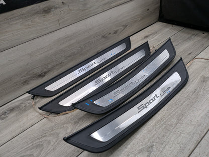 2017-2023 BMW 530i G30 Front Rear Left Right Scuff Plate Door Sill SPORT SET 7405774