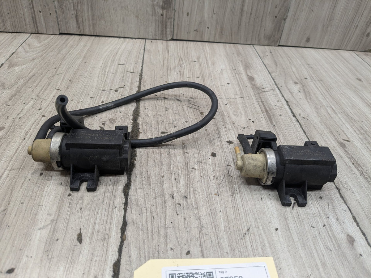 07-10 OEM BMW E82 E92 N54 Turbo Charger Air Pressure Boost Solenoid Valve SET