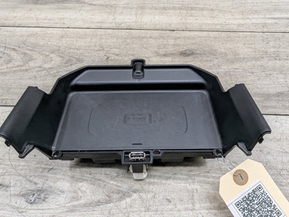 17-23 OEM BMW G30 540I Center Console Cup Holder Wireless Phone Device Charger