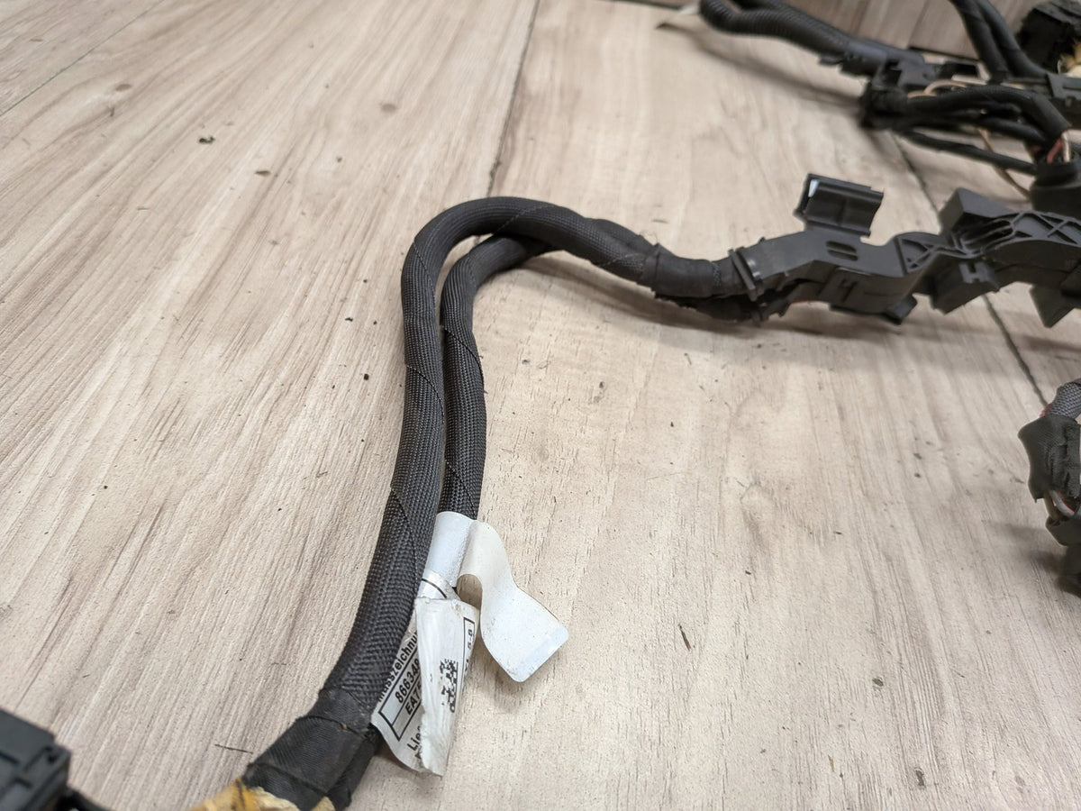 16-19 OEM BMW G11 G12 N63 Left Right Engine Injector Valve Wiring Harness SET
