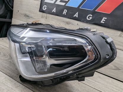 18-21 OEM BMW G01 G02 F97 F98 X3 Left Driver ICON Adaptive Headlight + Modules