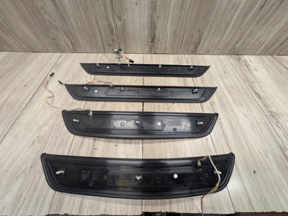 2017-2023 BMW M550i G30 Front Rear Left Right Scuff Plate Door Sill SET 8064905 OEM