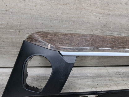 18-21 OEM BMW G01 G02 X3 X4 Dash Dashboard Center Air Vent Trim Panel DARK OAK