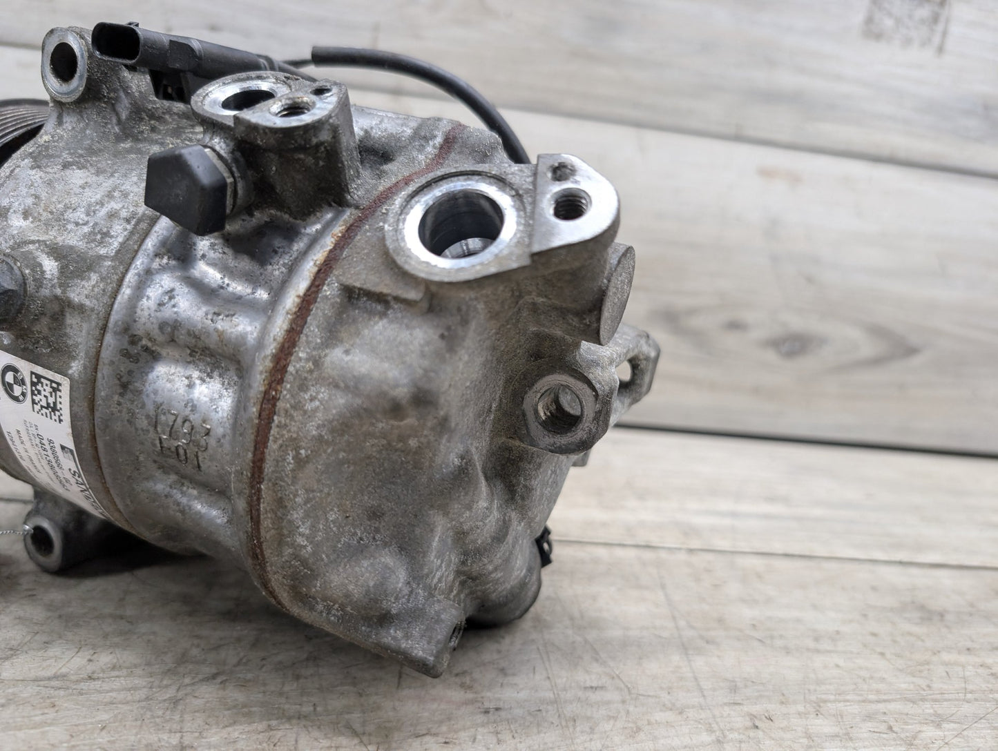 BMW G12 750Li N63B44O2 Engine Motor A/C AC Compressor Clutch Pump Pulley 9380568