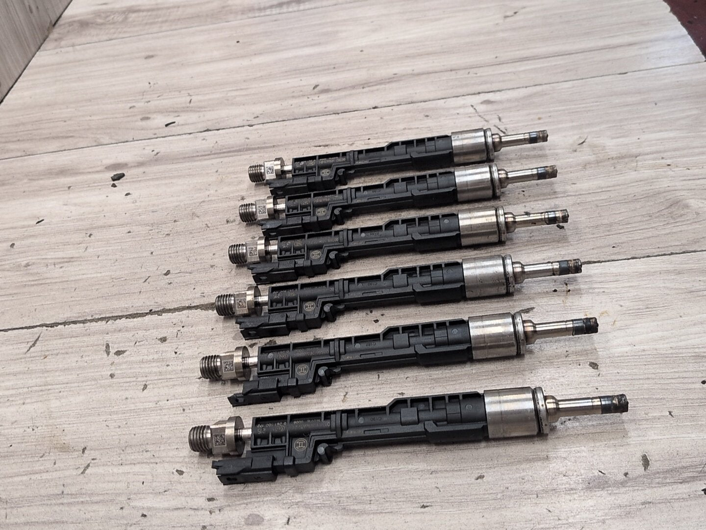2012-2018 BMW F30 335i N55B30M0 Engine Motor Injector SET 7639994
