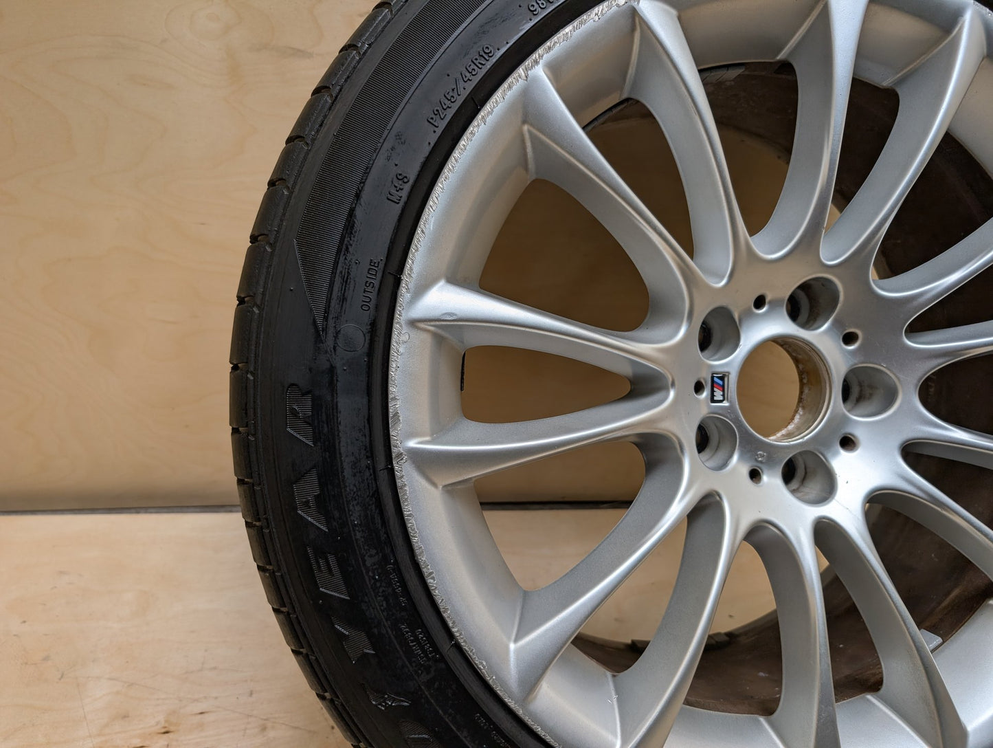 OEM BMW F01 F02 F07 740 750 760 FRONT Rim Wheel 19x8.5 ET25 M V-Spoke Style 302