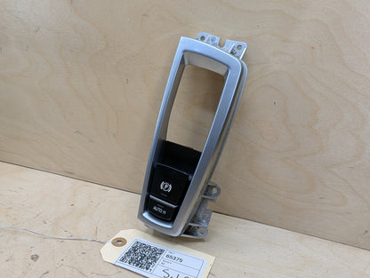 OEM BMW F10 F15 F16 X5 X6 Parking Emergency Brake Auto Hold Switch w/ Trim Panel