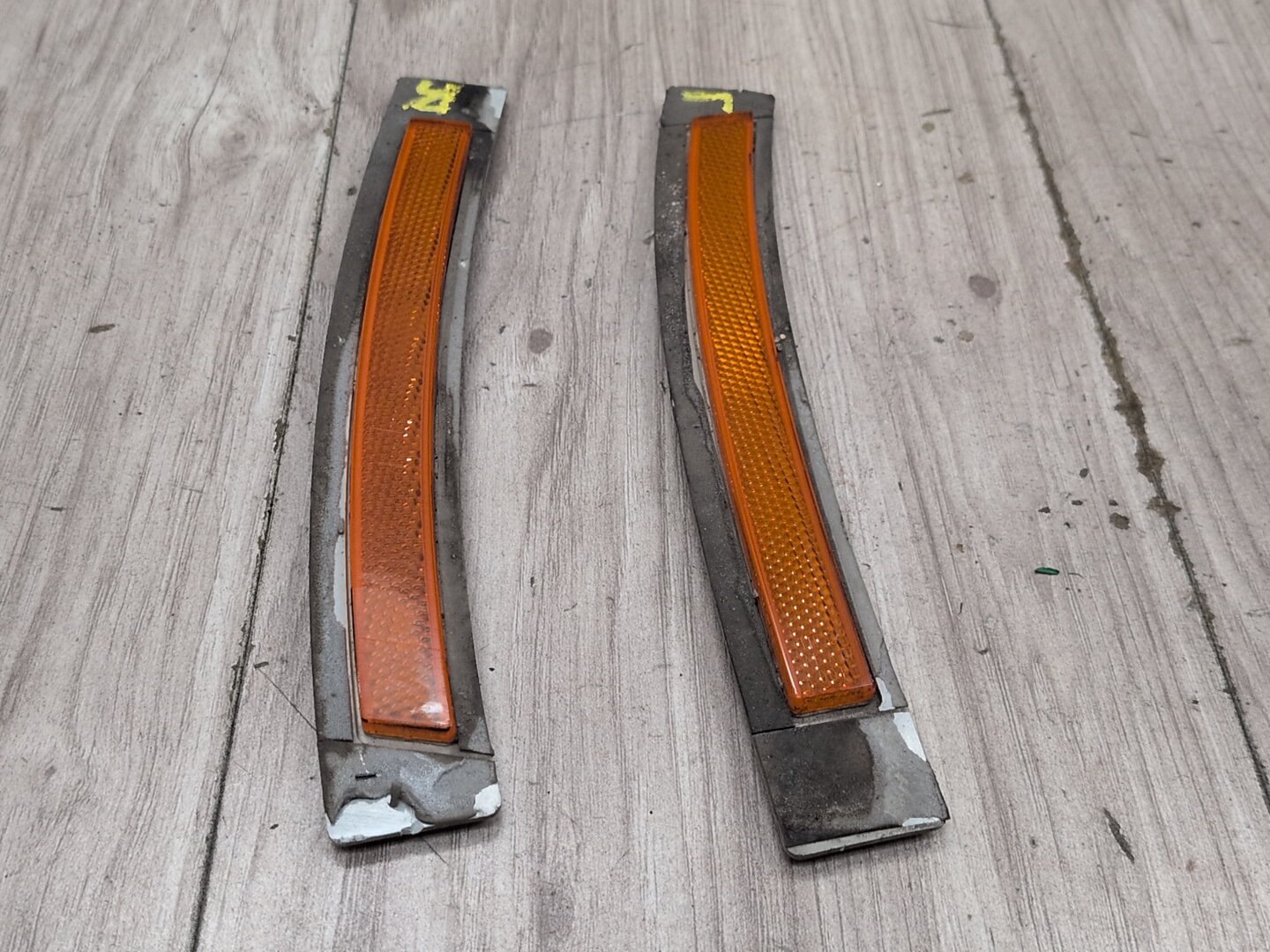 OEM BMW F01 F02 740 750 760 Rear Left Right Driver Passenger Bumper Side Marker Light Reflector PAIR