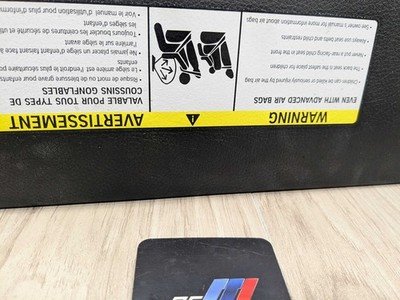 20-24 OEM BMW F44 228 M235 Right Passenger Sun Visor Shade Black