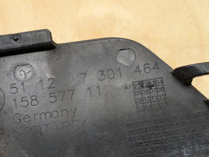 2012-2018 BMW 328i F30 Rear Bumper Tow Hook Insert Cover 7301464 OEM