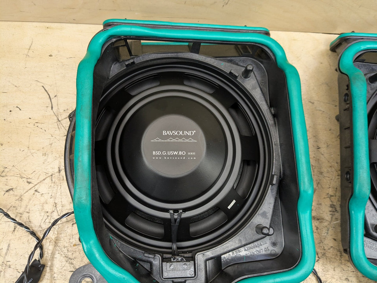 16-19 OEM BMW G30 G12 F90 Front Left Sub Subwoofer Audio Speaker Harman Kardon
