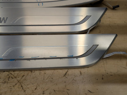 2016-2019 BMW 750i G12 Scuff Plate Door Sill SET 7369888 OEM