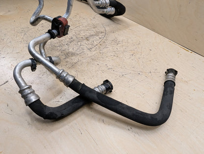 2010-2017 BMW F07 535i GT xDrive N55B30M0 Engine Oil Cooler Line Return Flow SET 7636941