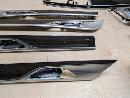 2016-2022 BMW 750Li G12 Front Rear Left Right Interior Trim SET OEM