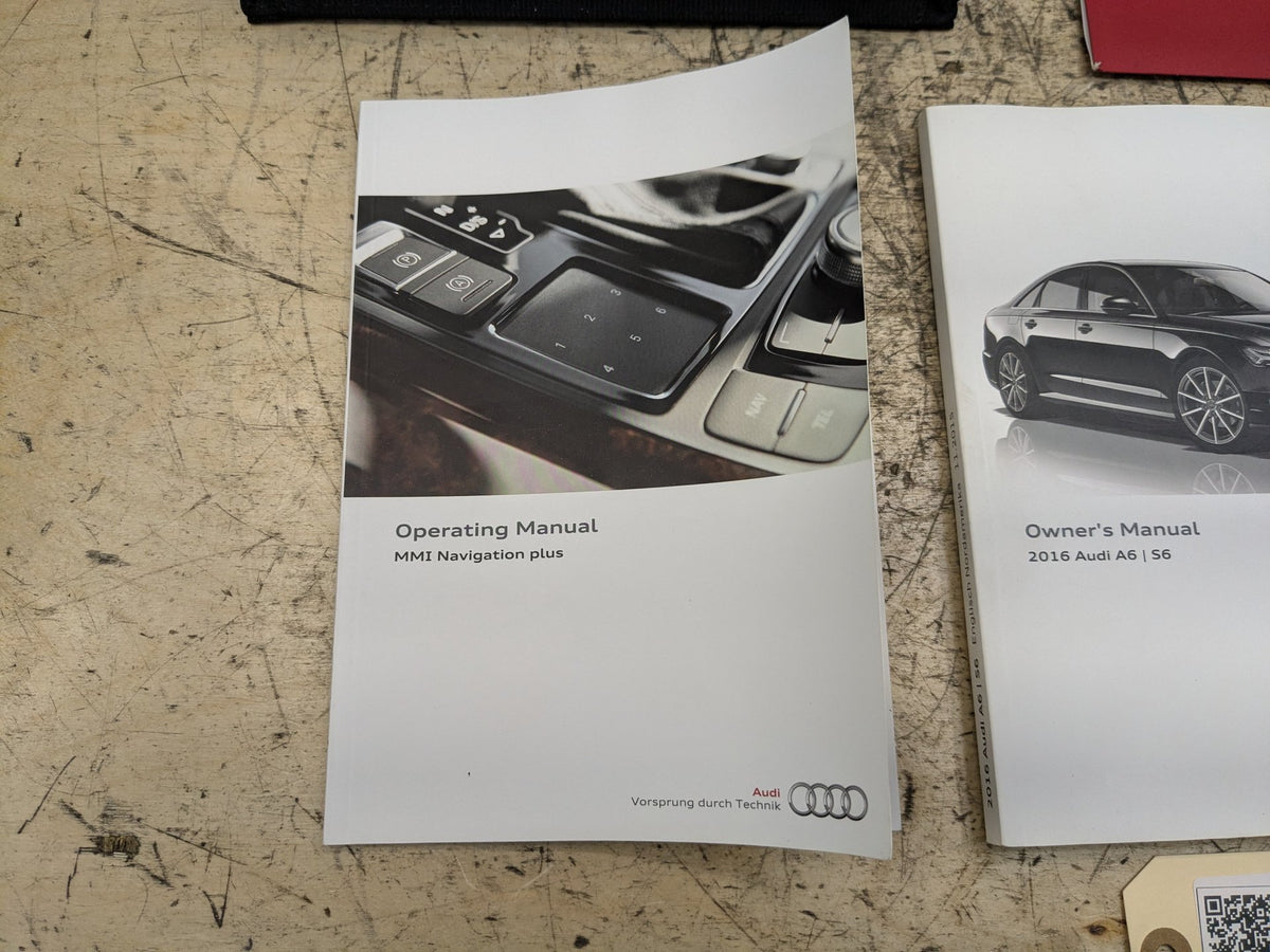 2012-2018 Audi A6 C7 Owners Instruction Manual Book SET OEM