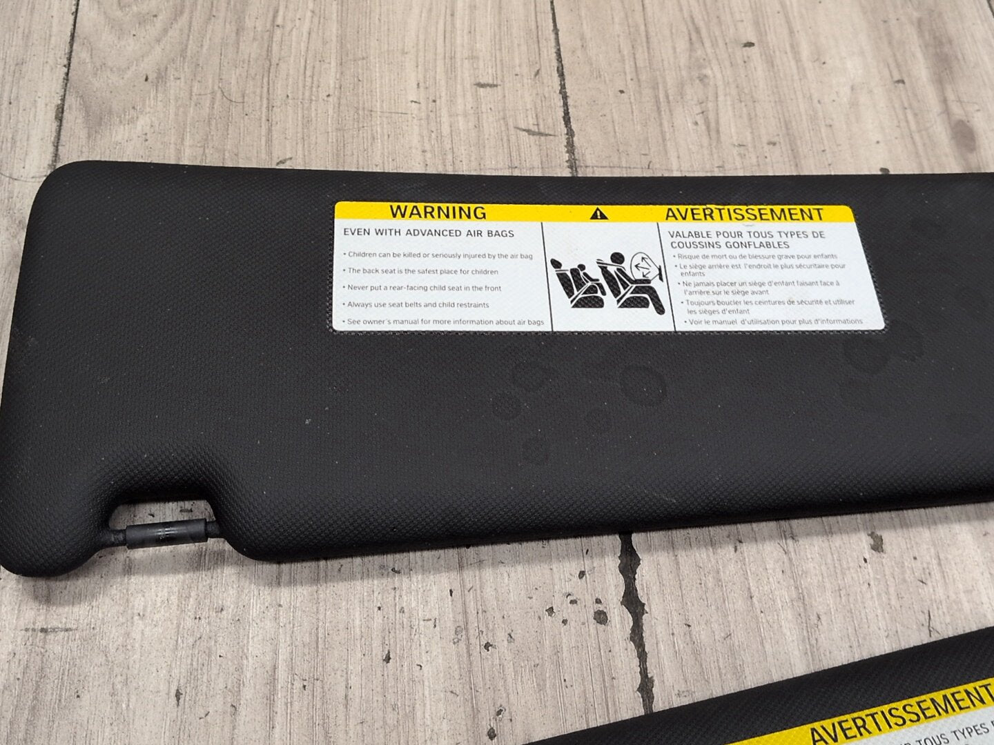 OEM BMW F30 F31 F32 F36 F80 F82 M3 M4 Left Right Interior Sun Visor PAIR Black