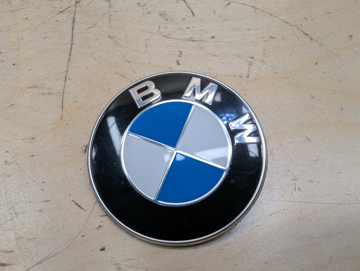 OEM BMW E90 F02 F22 F30 F32 F36 F80 F87 M3 M4 Rear Trunk Lid Round Emblem 74mm