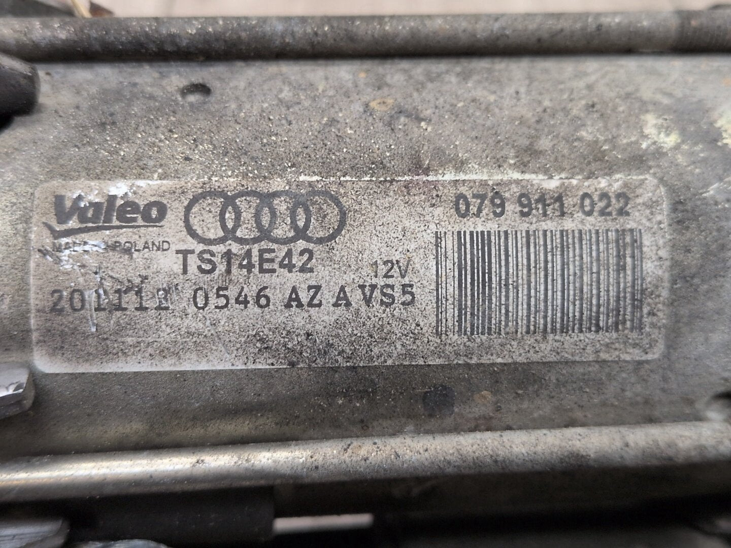 2008 - 2017 Audi S5 8T Engine Motor Starter TS14E42
