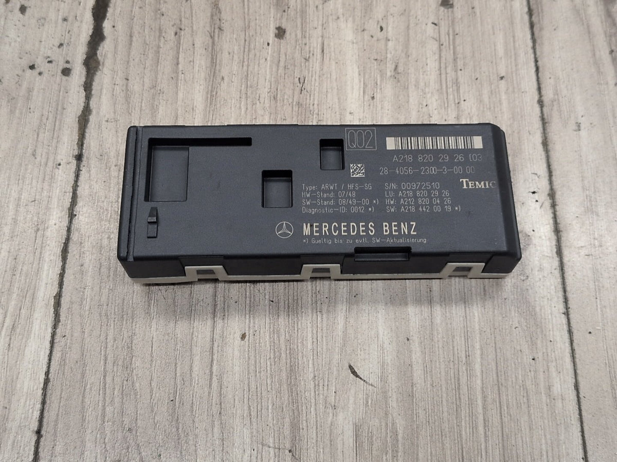 2009-2012 Mercedes-Benz E550 W212 Decklid Liftgate Trunk Module A218820292603 OEM