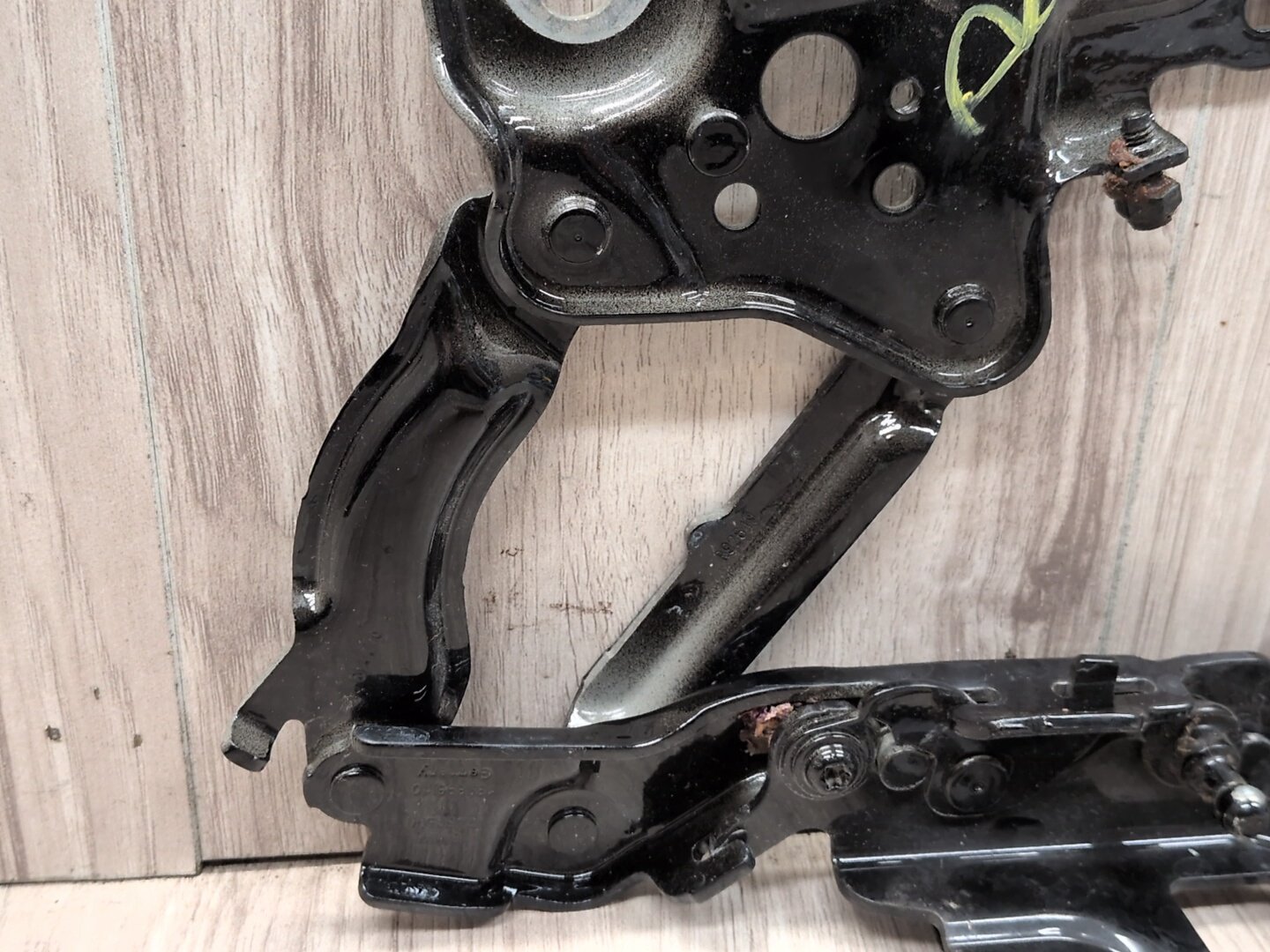 19-24 OEM BMW G20 Front Left Right Bonnet Hood Hinges Black Pair SET