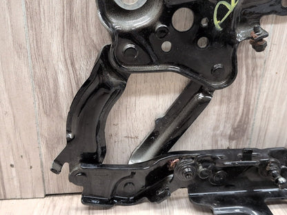 19-24 OEM BMW G20 Front Left Right Bonnet Hood Hinges Black Pair SET