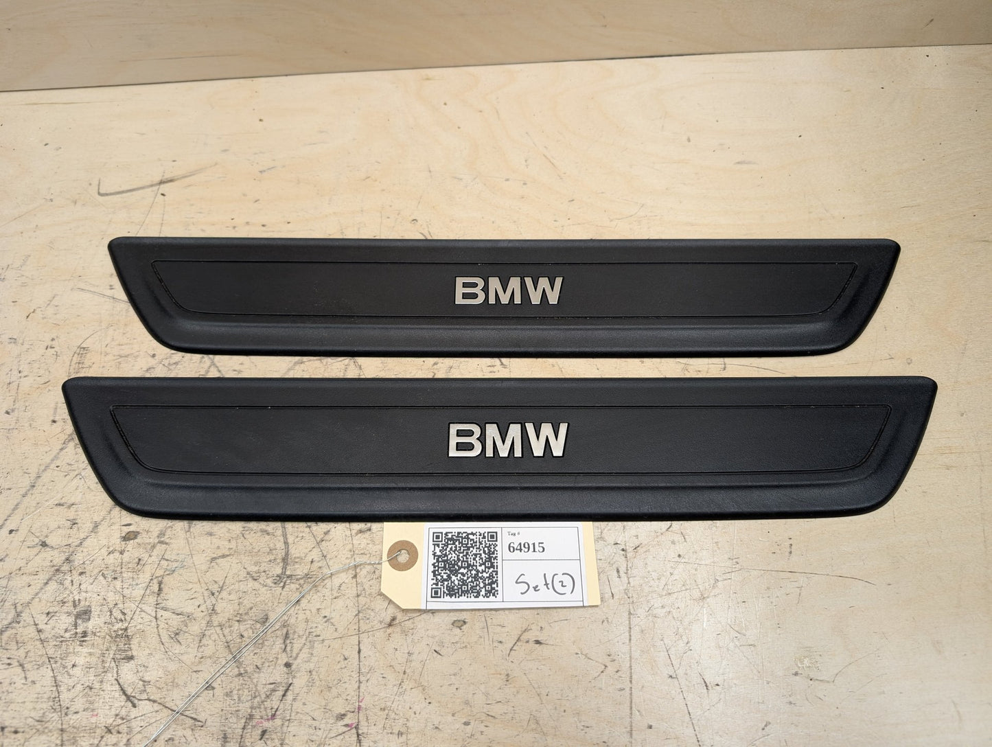 2011-2016 BMW X3 F25 Front Left Right Scuff Plate Door Sill SET 7205597