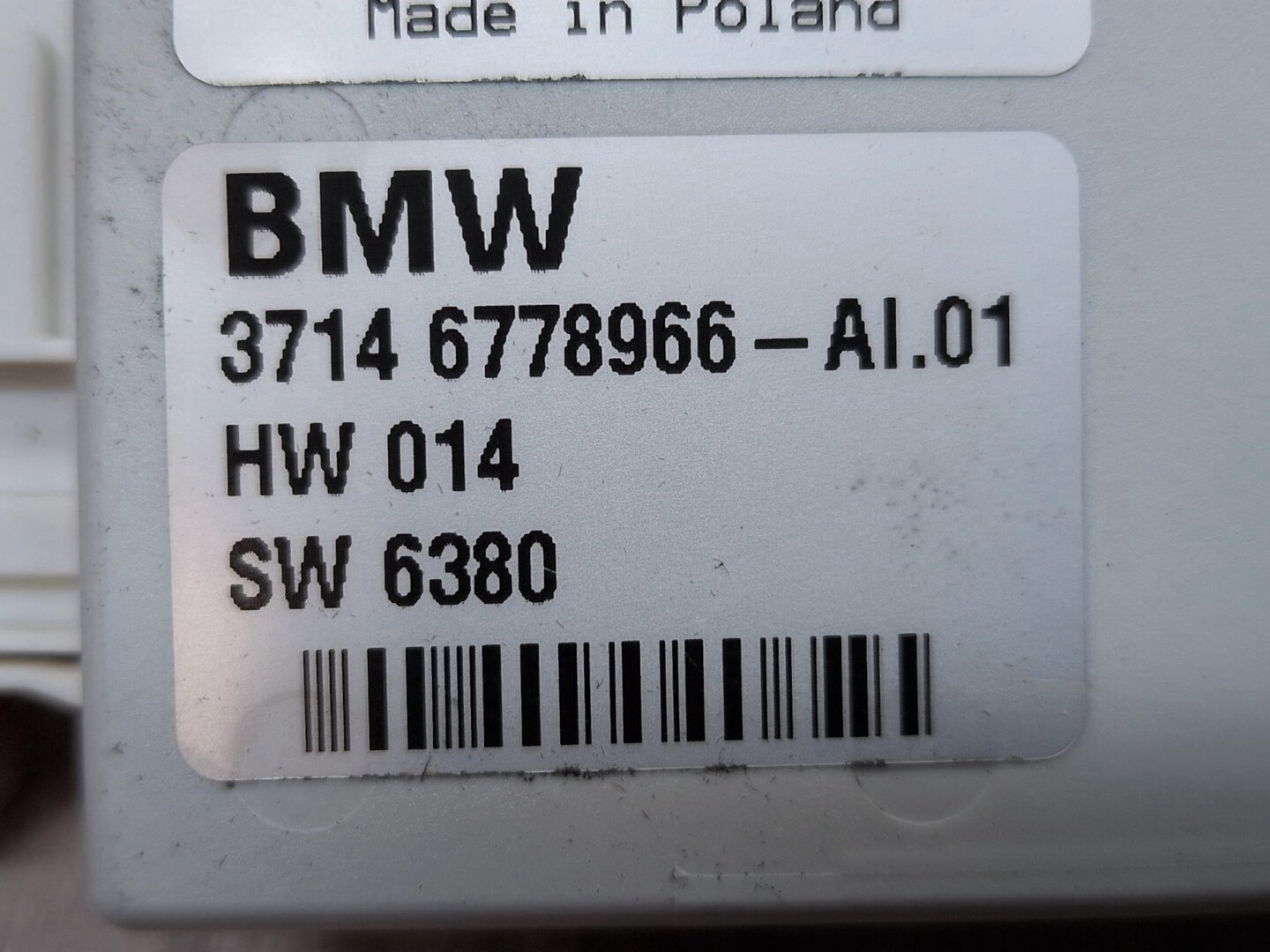 07-14 OEM BMW E70 E71 X5 X6 X5M X6M Air Suspension Control Module Unit