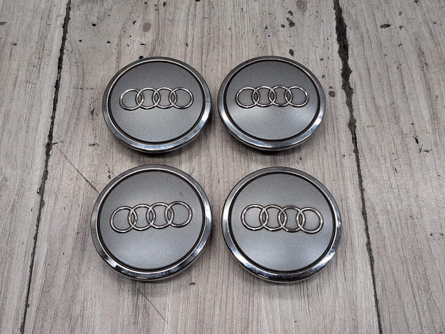 2015-2018 Audi Q3 8U - Wheel Rim Hub Center Cap SET PN: 4B0601170A