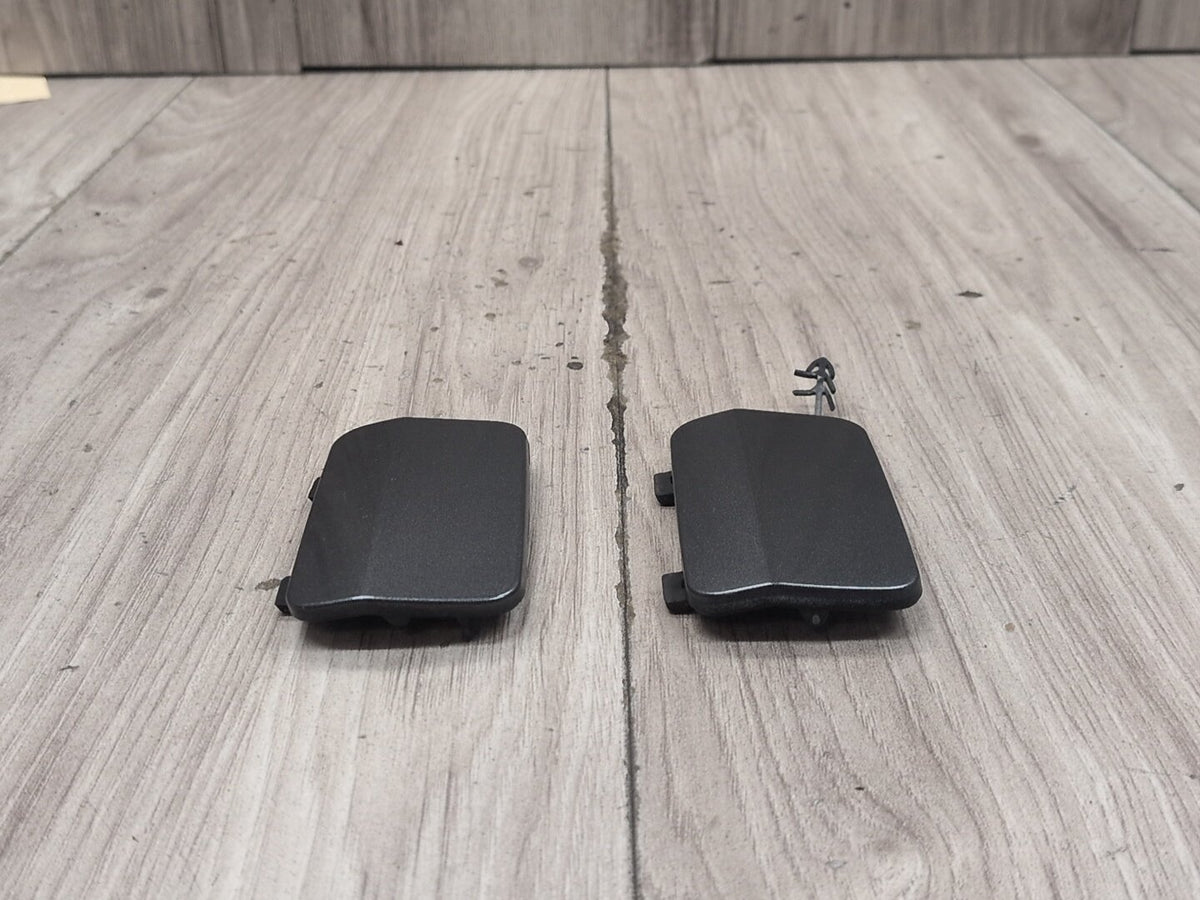 2015-2018 Audi Q3 8U Rear Left Right Bumper Tow Hook Insert Covers SET 8U0807441H OEM