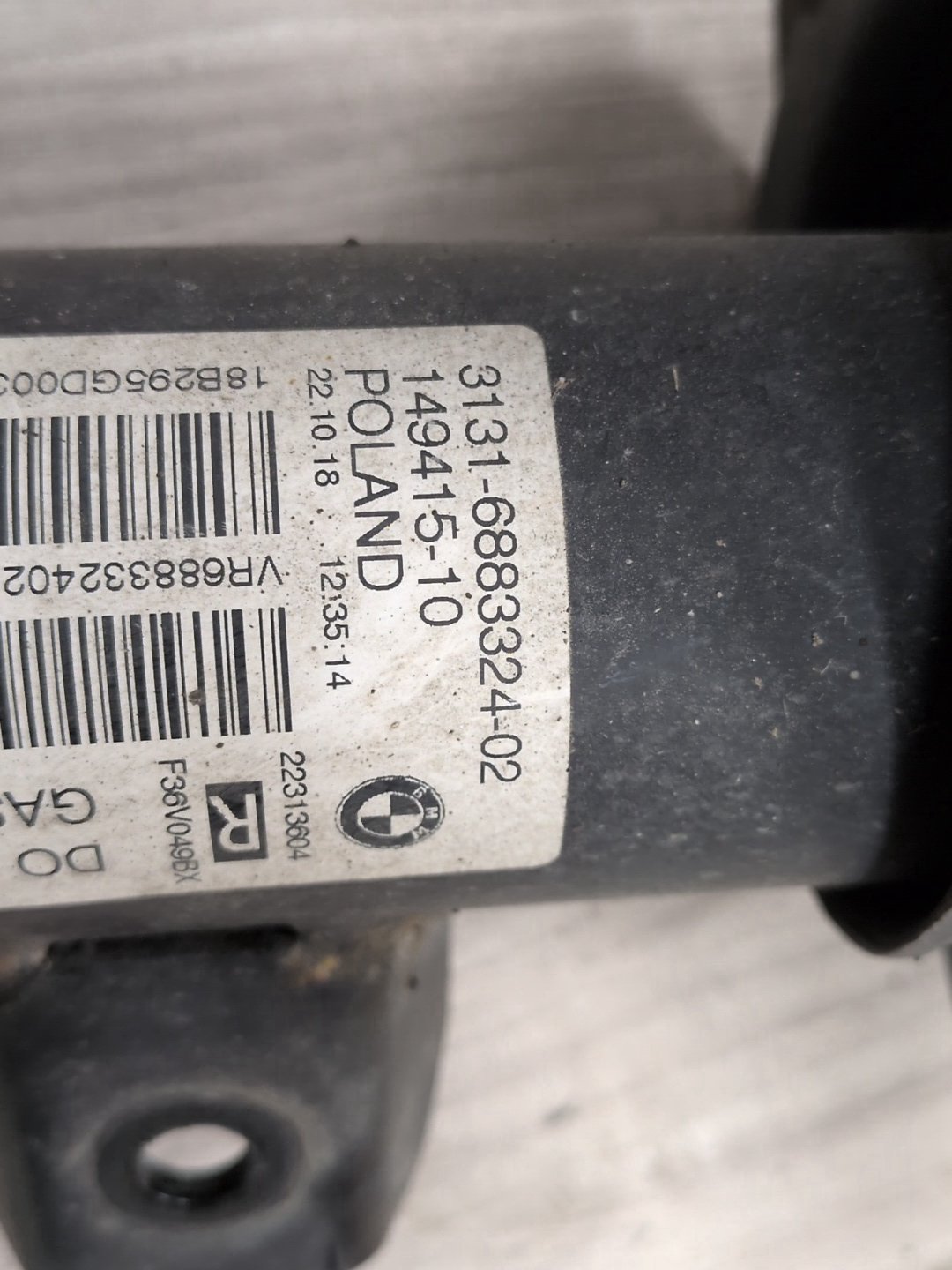 2014 - 2020 BMW 440i F36 Front Right Passenger Spring Strut Shock Absorber 6883324 B58B30M0