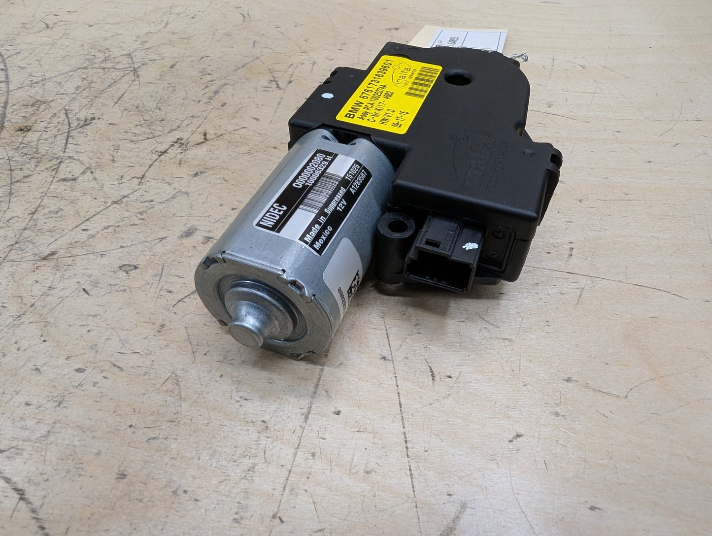 OEM BMW MINI E84 F15 F25 F54 F55 F56 F60 Panoramic Sunroof Drive Motor Actuator