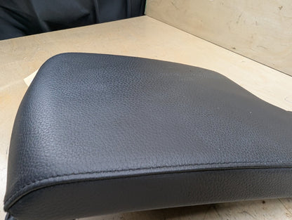 06-13 OEM BMW E90 E92 E93 Center Console Armrest Tray BLACK Leather Dakota