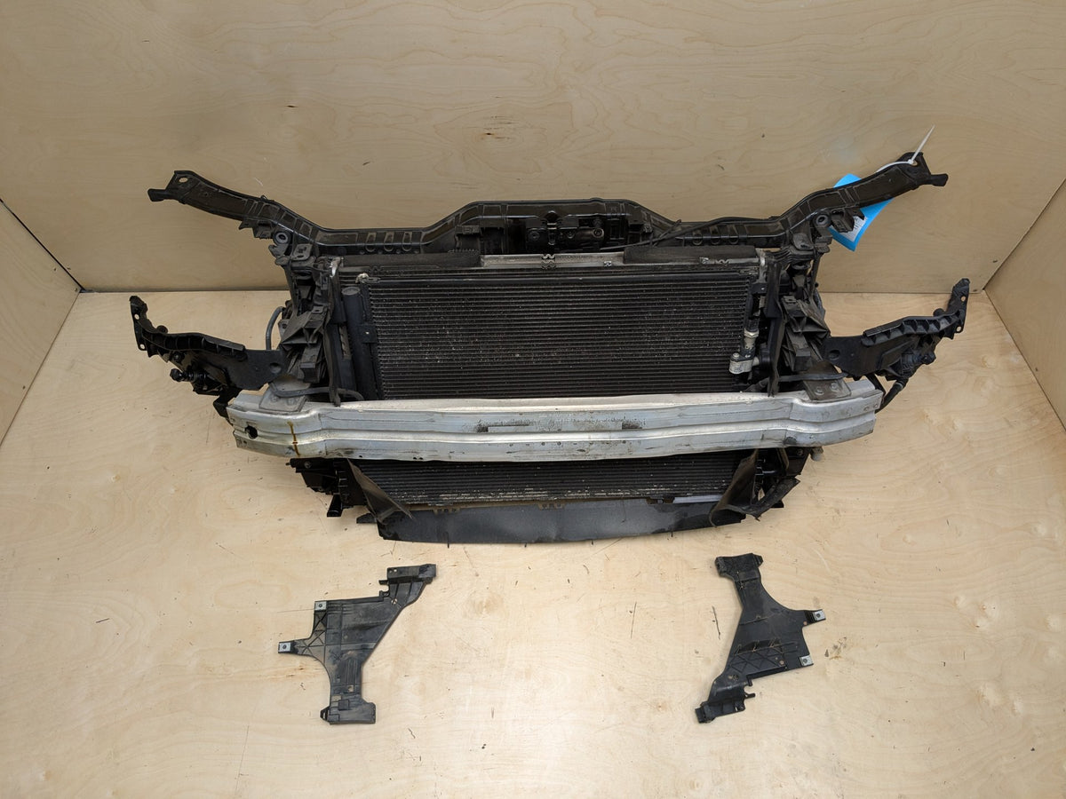 13-16 Audi RS5 Front Clip Frame Radiator Support & Cooling Fan Assembly