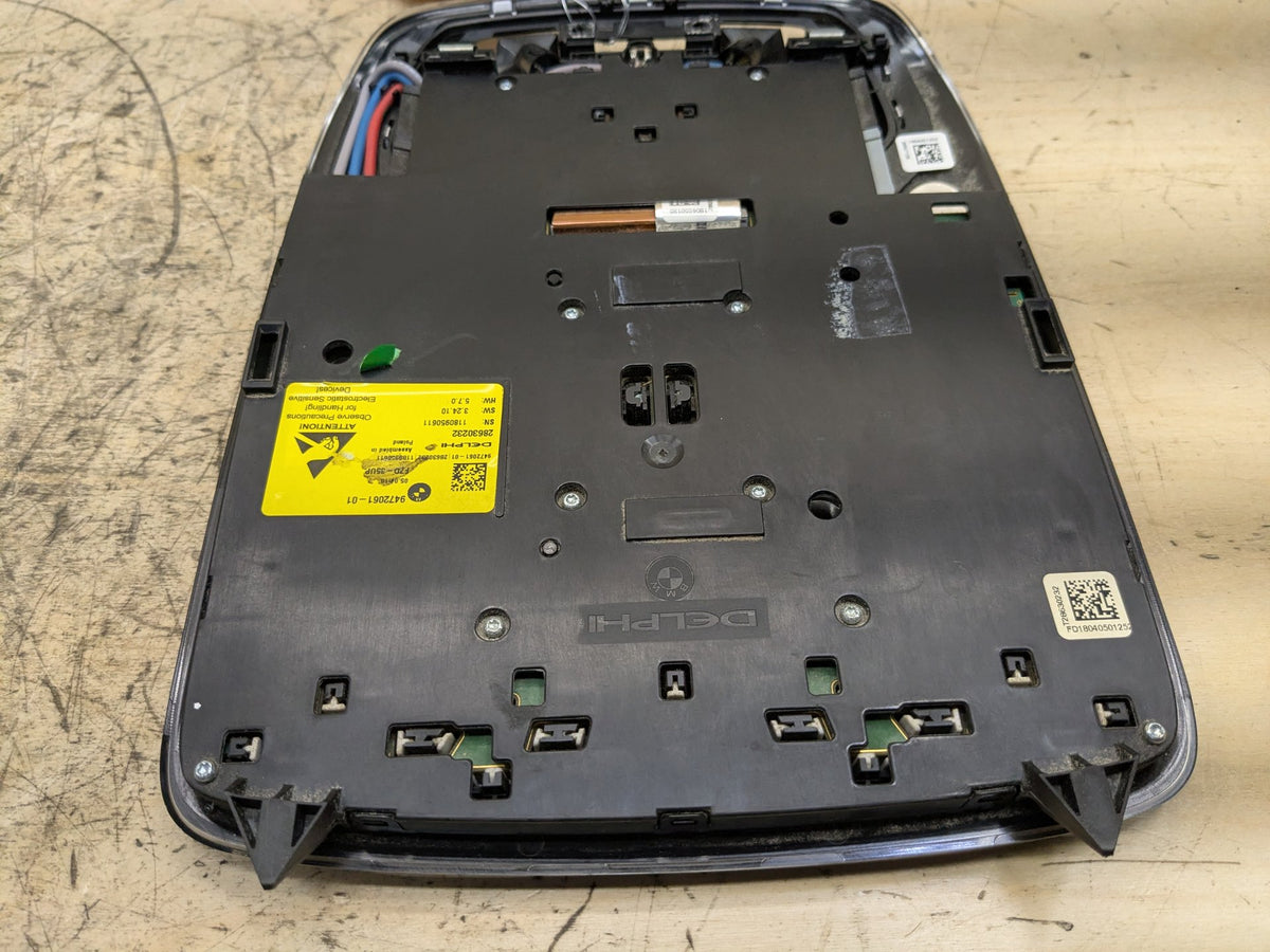 2016-2019 BMW 740Li G12 Headliner Overhead Dome Light Switch Module 9472061 OEM
