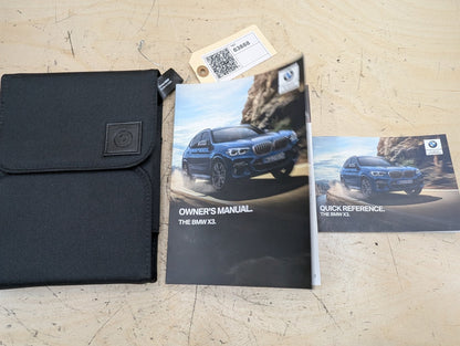 2018-2024 BMW X3 G01 - Owners Instruction Manual Book SET PN: 2982693