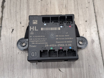 09-12 OEM Mercedes-Benz E550 W212 Rear Left Driver Door Control Module