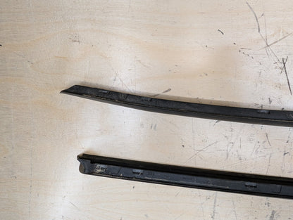 2011-2017 Audi RS5 8T Front Left Right Side Windshield Drip Trim Molding SET 8T0854327A OEM