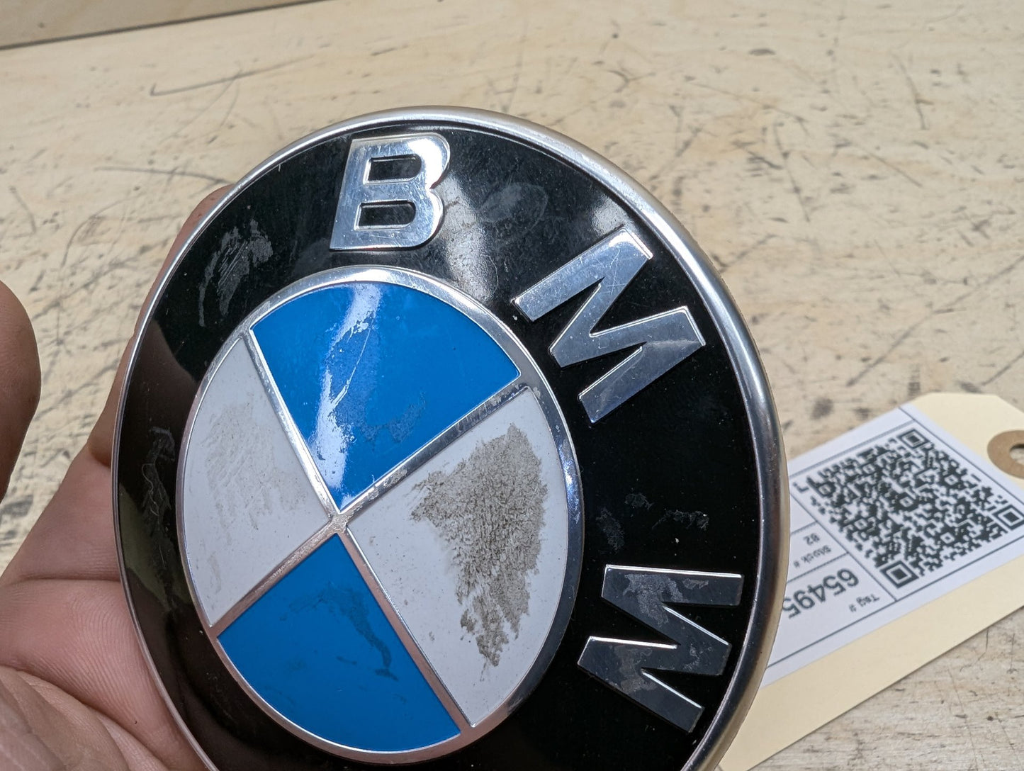 OEM BMW E85 F06 F10 F12 F13 Hood Trunk Emblem Badge Symbol Logo D=82 MM 7057794