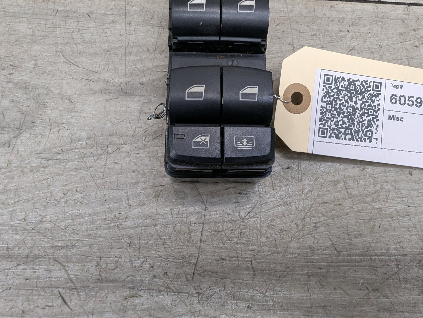 OEM BMW F06 F10 528 535 550 Front Driver Main Master Power Window Switch Button