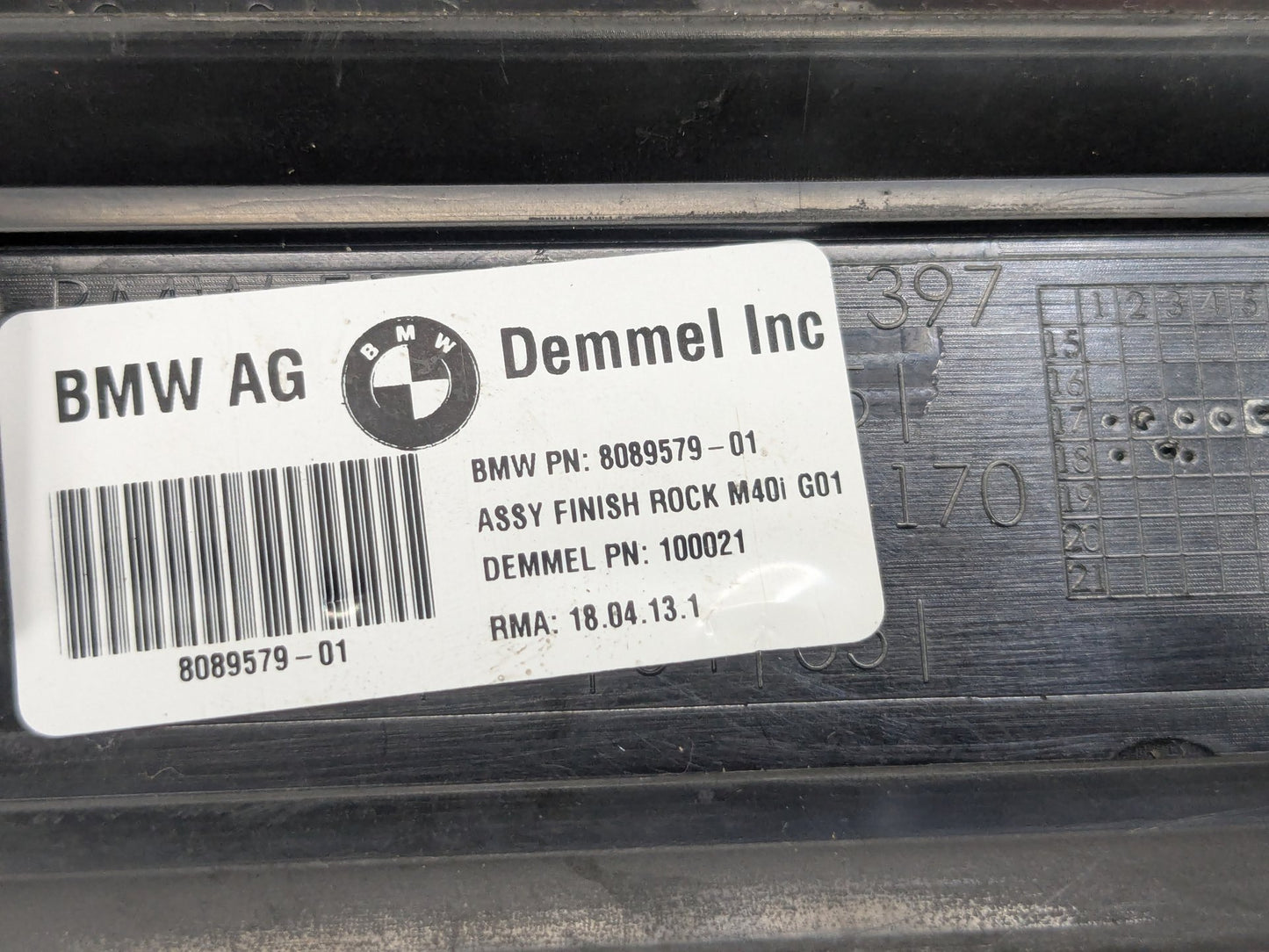 18-21 OEM BMW G01 G02 M40i X3 X4 Front Right Left Door Sills Cover Trim Pair
