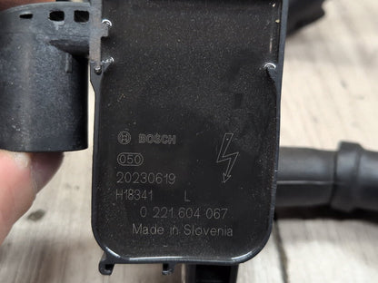 2009-2012 Mercedes-Benz W212 E550 M278 Engine Motor Ignition Coil SET 0221604067