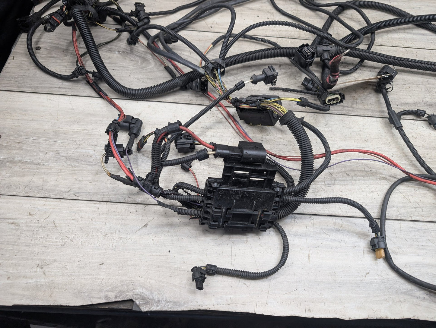 2014 BMW F10 535i Engine Motor Wiring Wire Harness 8605138