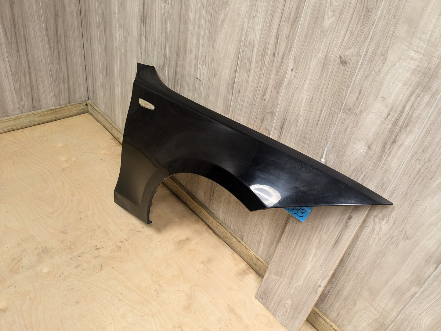 08-13 BMW E82 E88 128i 135i Right Passenger Fender Panel Black SCHWARZ II 668