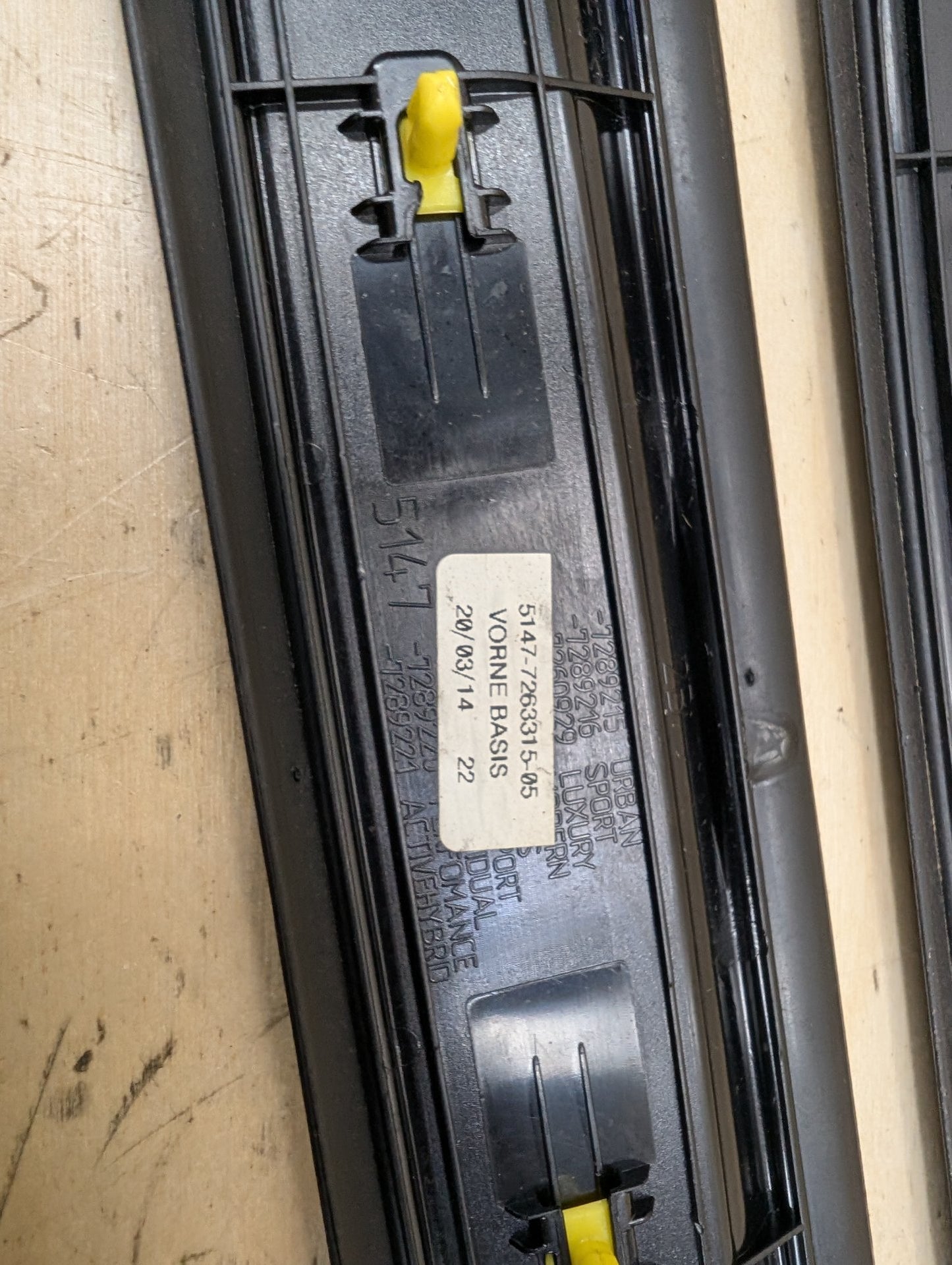 2012-2018 BMW 328i F30 Front Rear Left Right Scuff Plate Door Sill SET 7263315