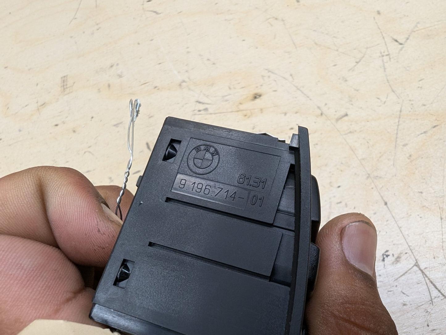 OEM BMW E90 E92 E93 LCI Center Door Lock Hazard Warning Flasher Control Switch