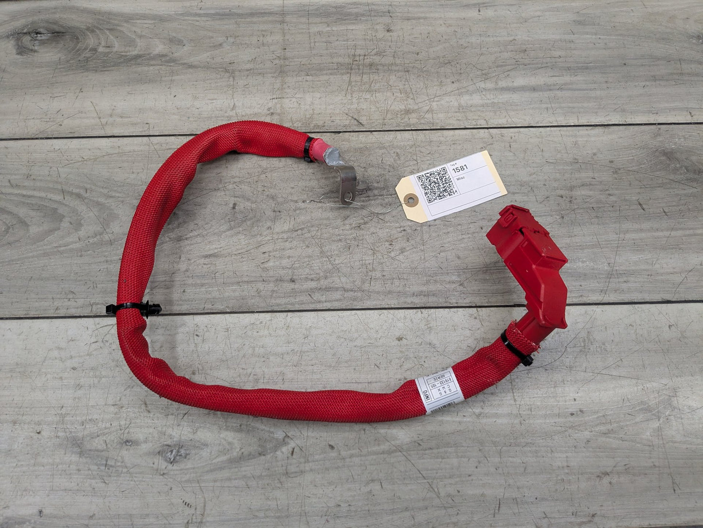 18-21 OEM BMW G01 G02 F98 X3 X4 Battery Plus Pole Terminal Positive Red Cable