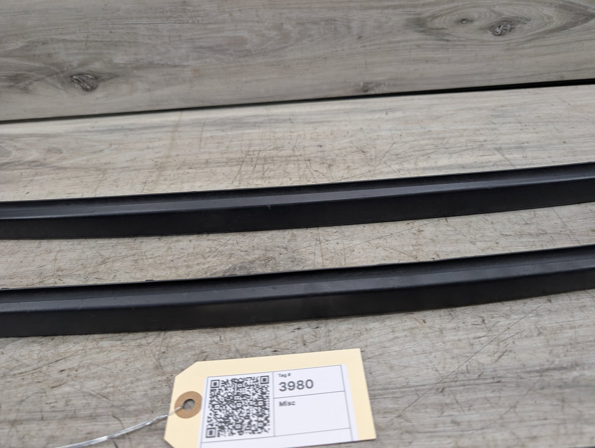 2019-2026 BMW 330i G20 Front Left Right Side Windshield Drip Trim Molding SET 7427874 OEM