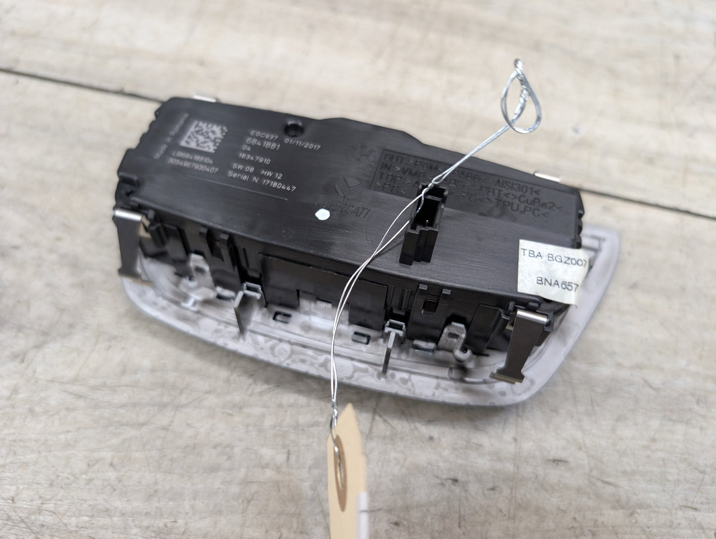17-20 OEM BMW F90 M5 G30 G32 Headlight Switch Control Panel Light Module BLACK